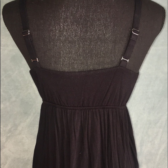 Soma Black Jersey Soft Dress Size Small - Picture 2 of 5